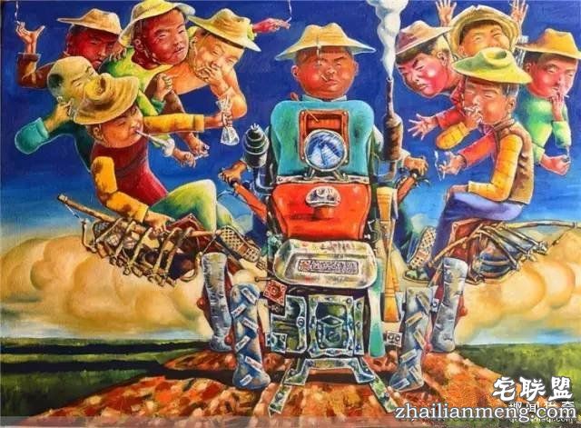 一个画了30年画的农民，以前没卖出去现在大爆发，成中国毕加索(4)