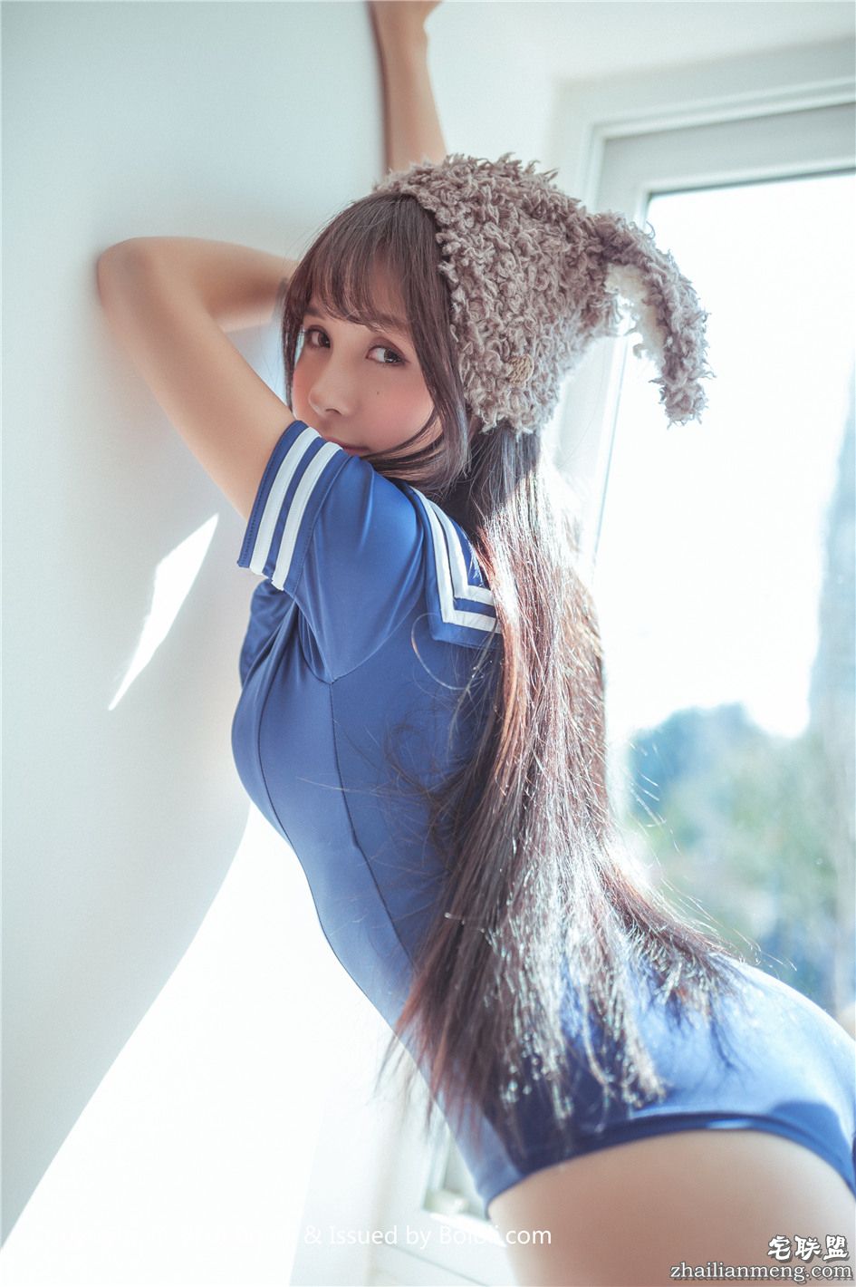 [波萝社] 可爱情趣学生装女生夏美酱图片 VOL.114第1张
