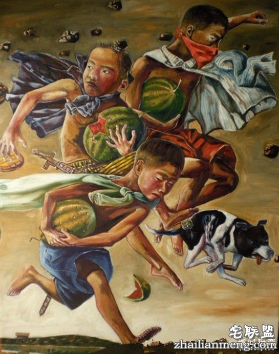 一个画了30年画的农民，以前没卖出去现在大爆发，成中国毕加索(4)