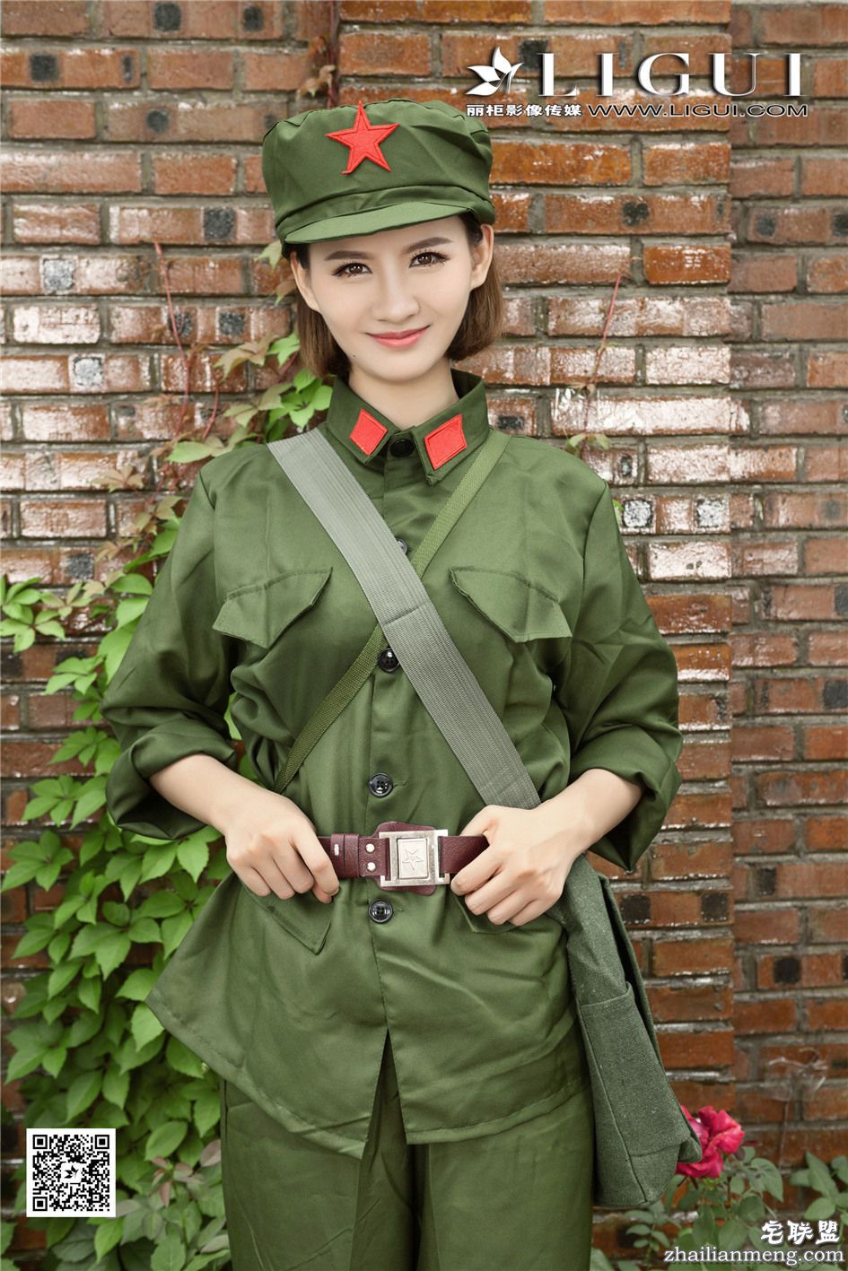 [丽柜] 红军美女AMY制服个性写真 第316期第3张