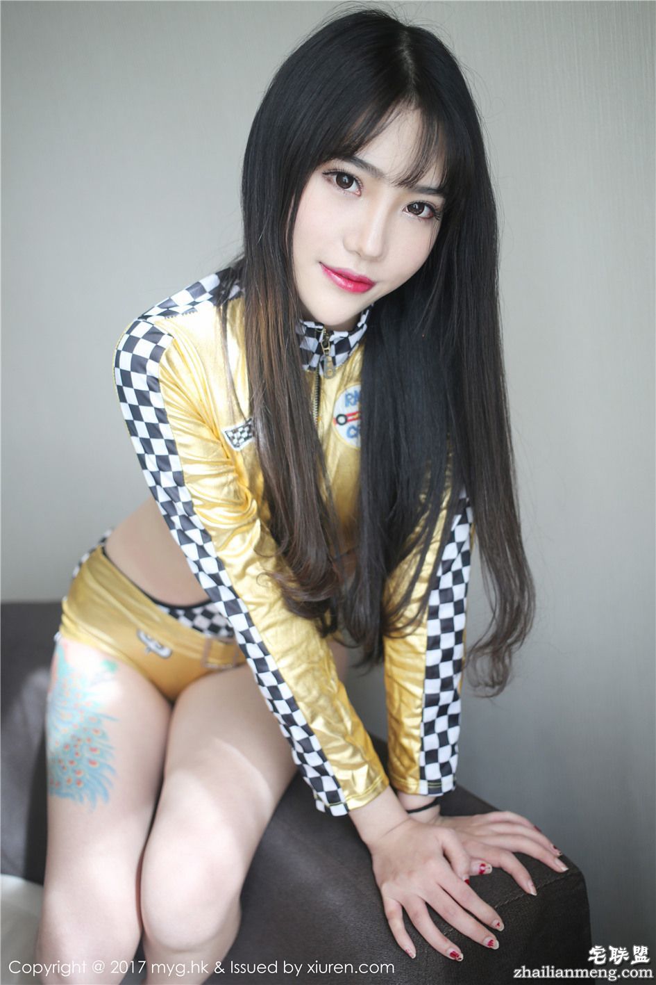 [美媛馆] 赛车女郎杨洁linda制服写真照 Vol.283第4张