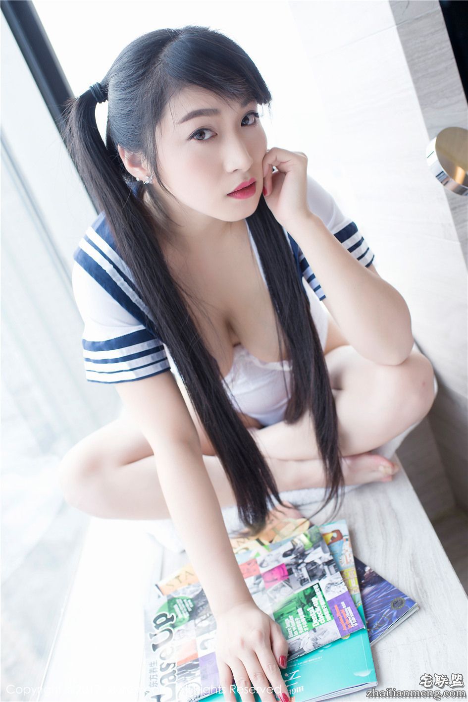 [秀人网] 长发大眼美女盼盼玉奴清纯写真图片 第708期第12张