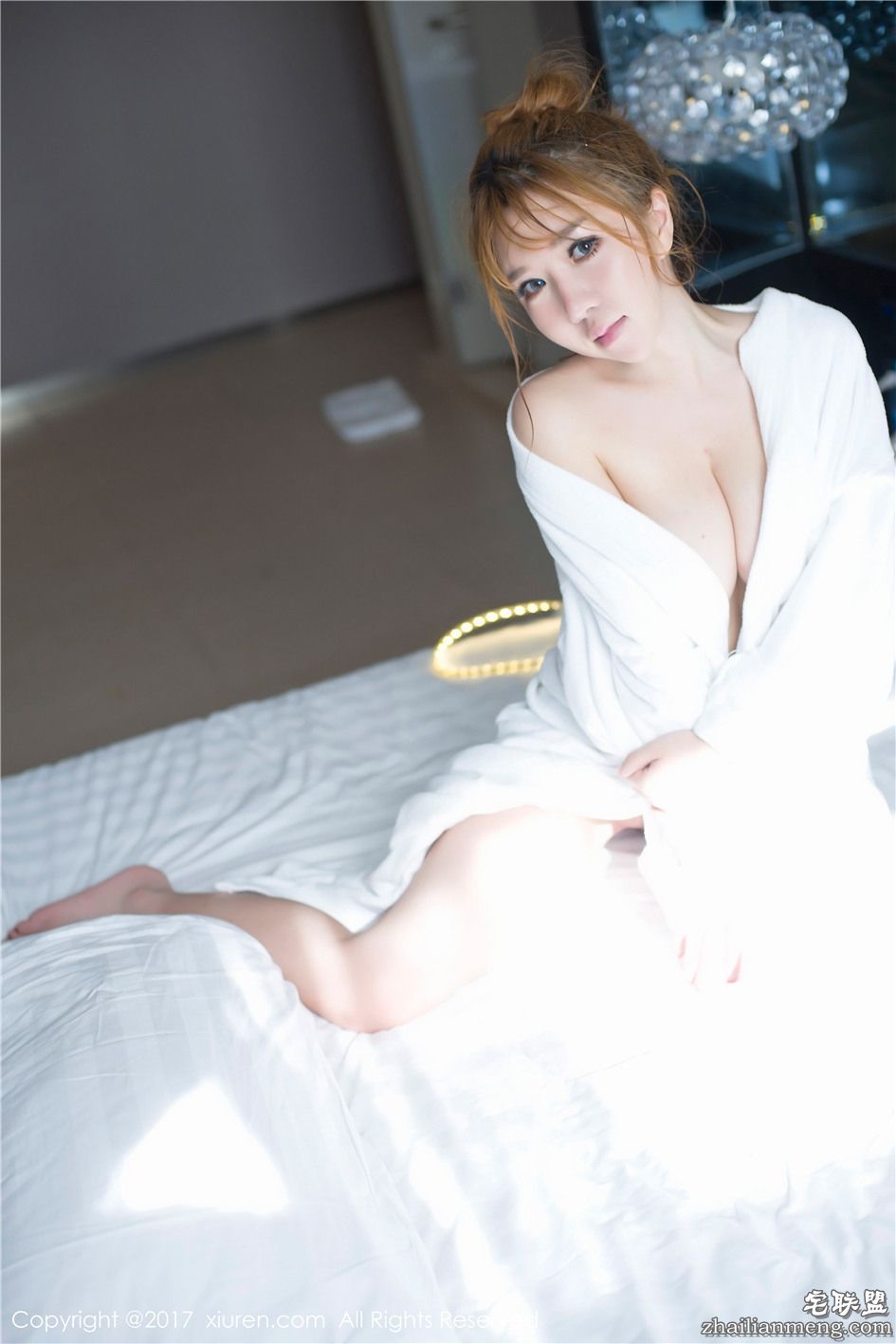 [秀人网] 大胸美女小公举Amy浴室蕾丝湿身诱惑 第712期第3张