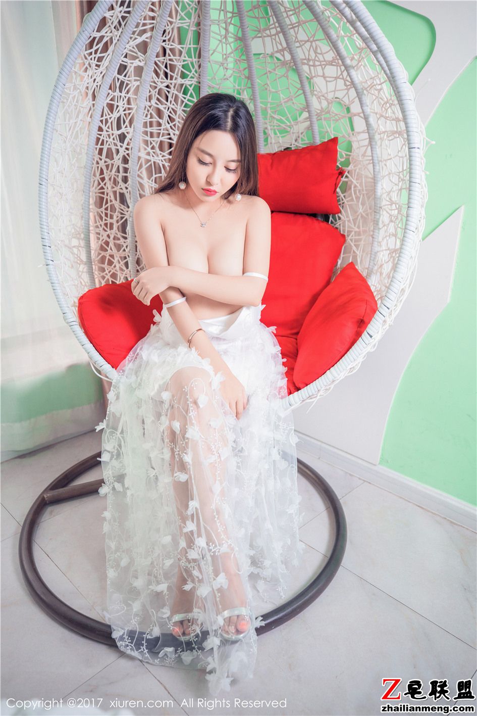 [秀人网] 性感婚纱美女李梓熙大胆西西人人体魅惑图片 第732期第10张