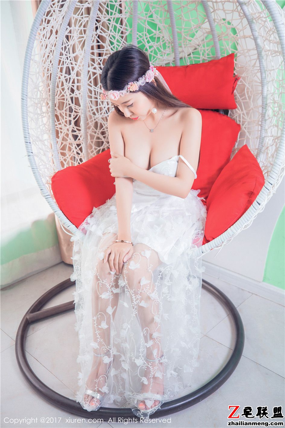 [秀人网] 性感婚纱美女李梓熙大胆西西人人体魅惑图片 第732期第7张