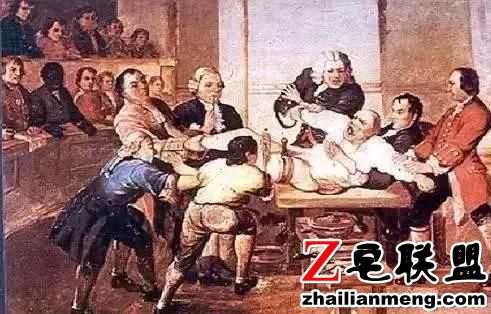 西方外科黑历史，理发师垄断手术只会放血，医生掘墓解剖练手速