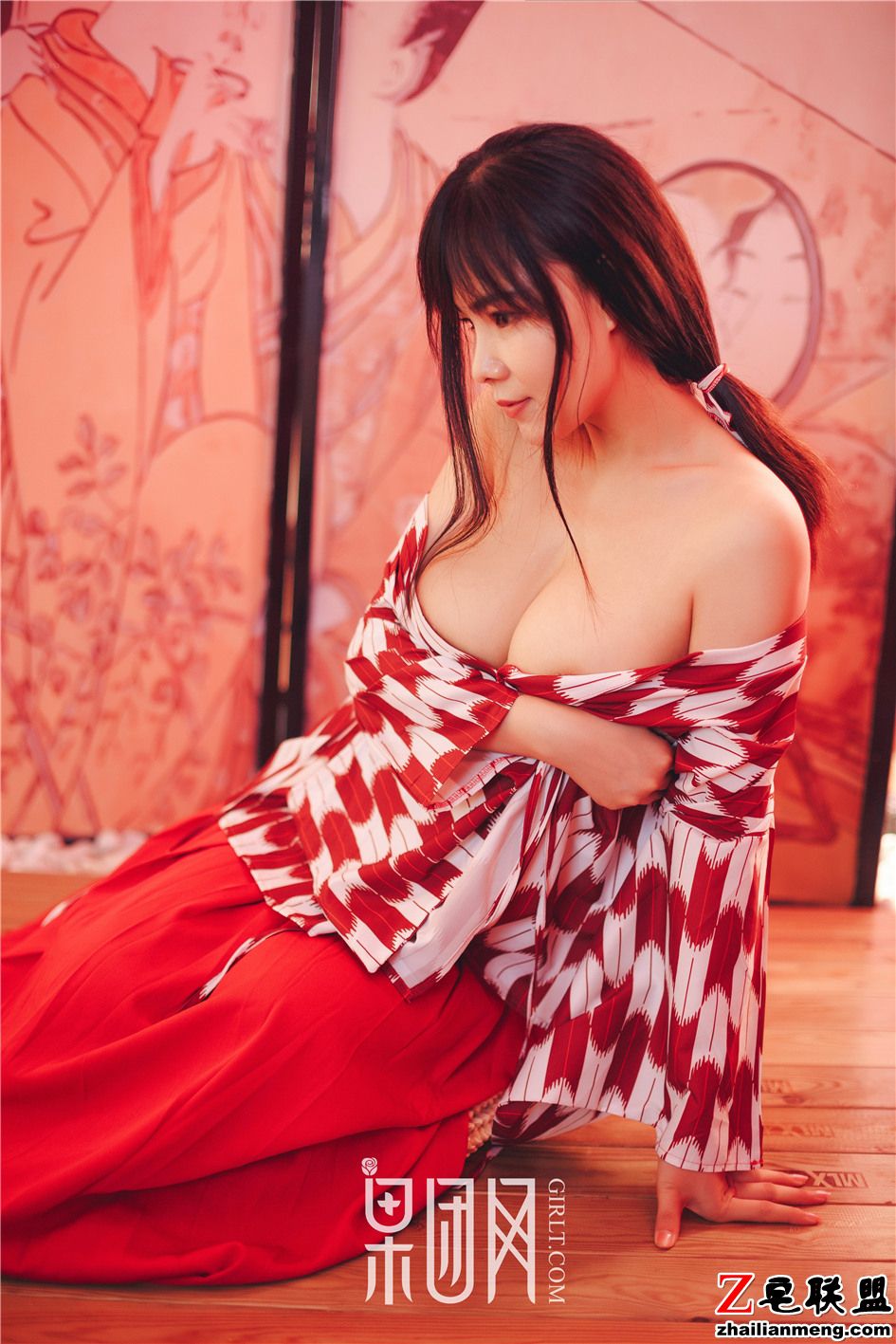 [Girlt果团网] 性感日系美女丁晓楠美乳写真 No.045第4张