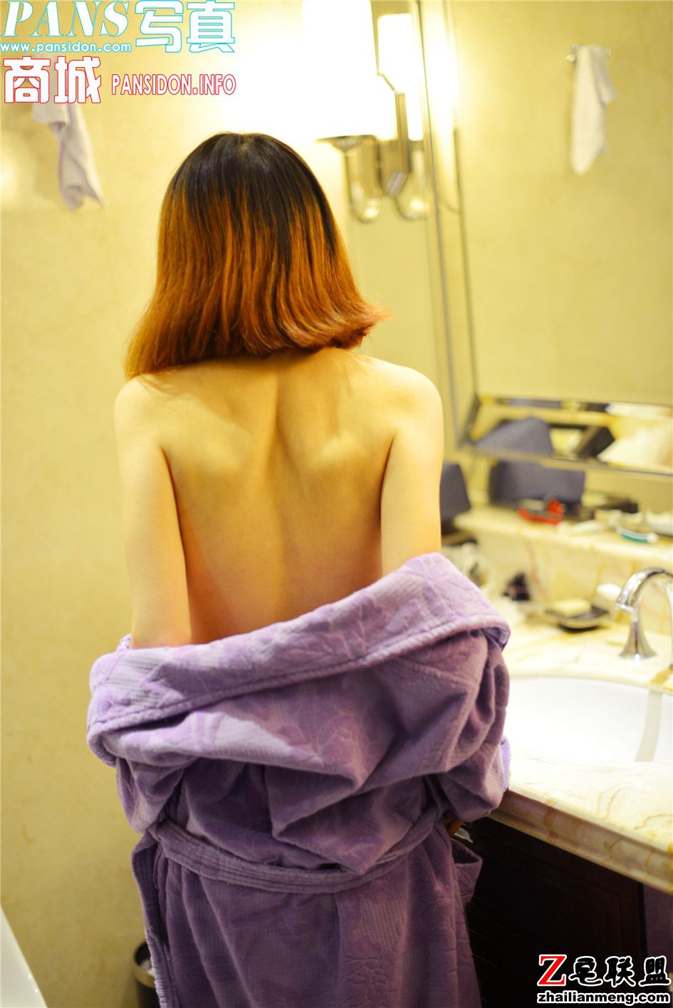 [PANS] 大胆性感美女兰心浴袍诱惑浴室照 第752期第5张