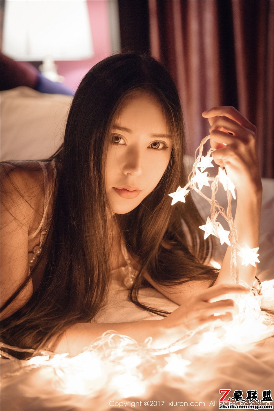 [秀人网] 西西人体模特Suki_baby性感薄纱床上诱惑 第752期第6张