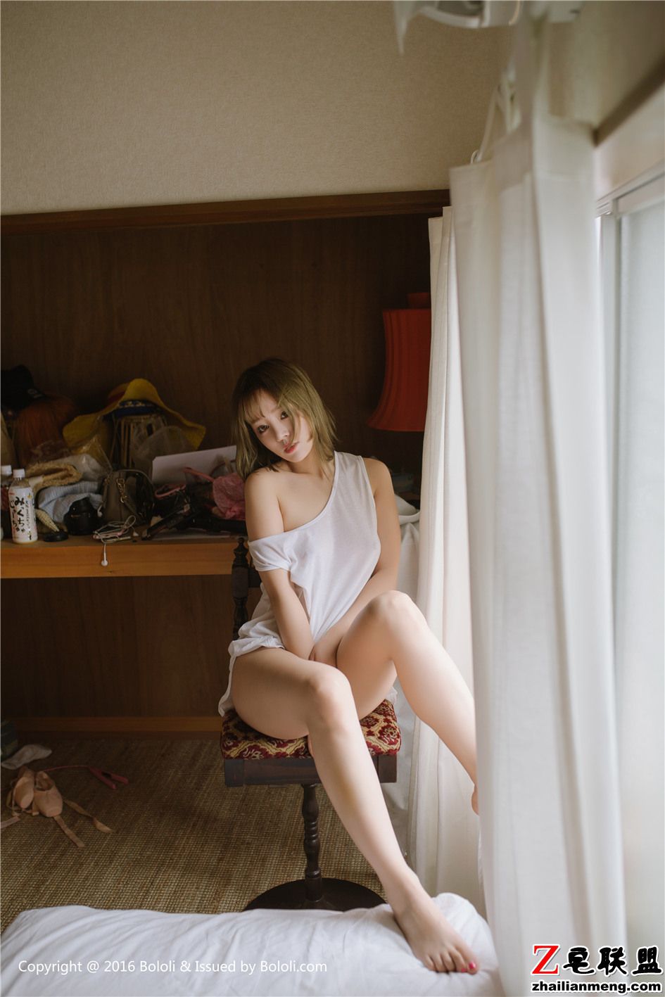 [波萝社] 透纱黑裙气质美女王雨纯性感真空诱惑 VOL.177第7张