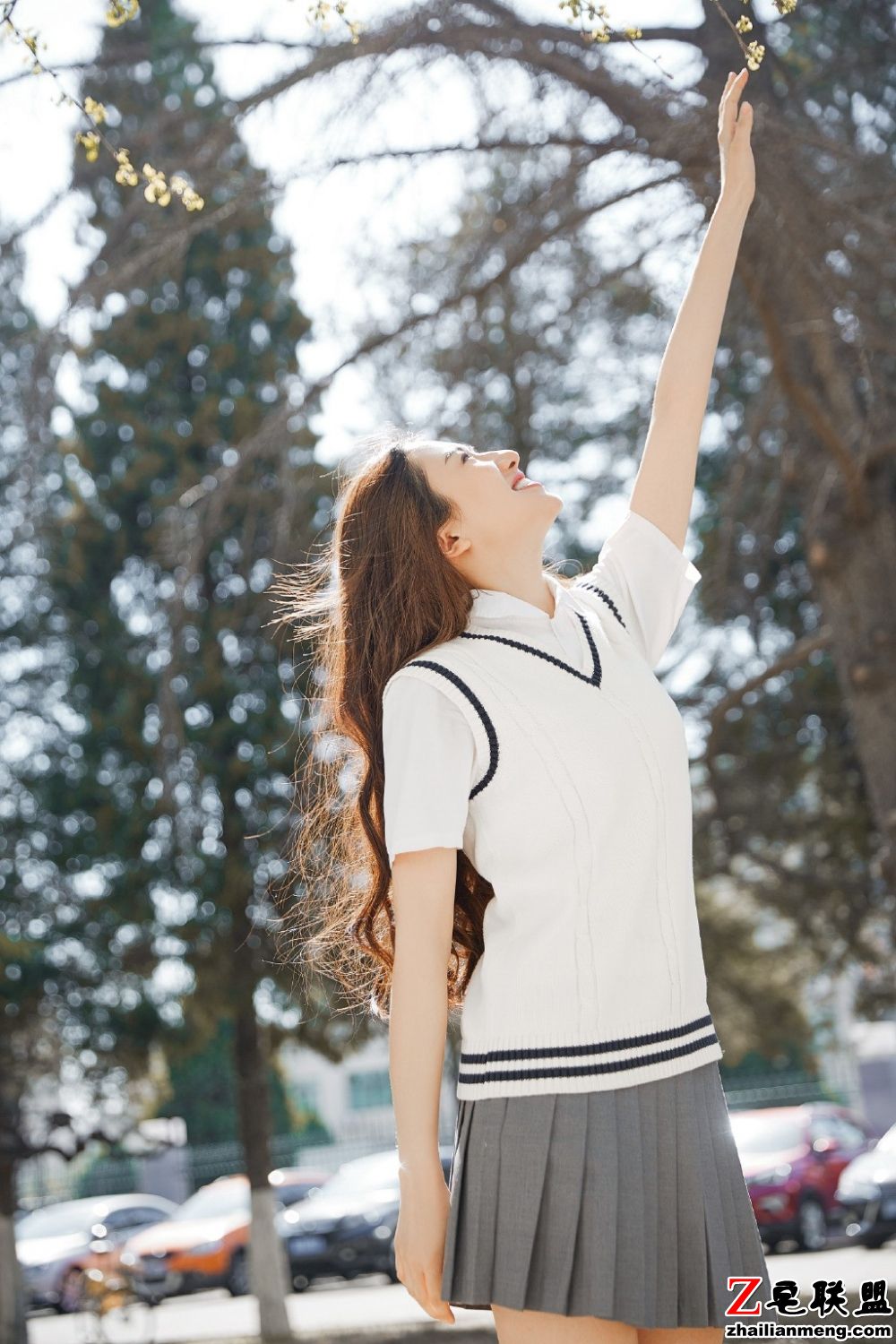 纯情日本美女校花户外大胆唯美写真