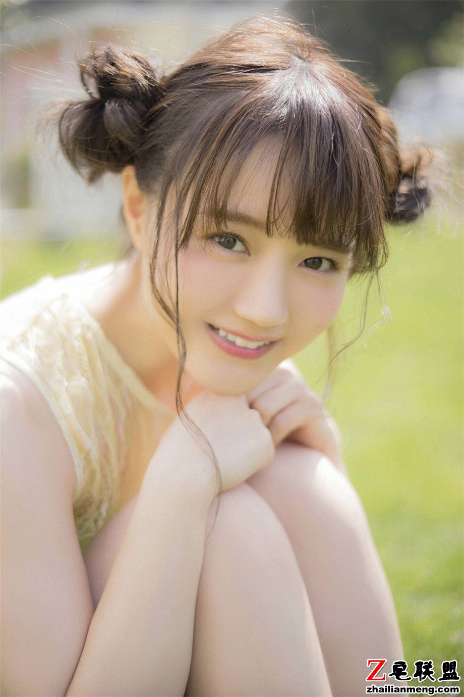 可爱日本美女尾崎由香户外活泼写真集第4张