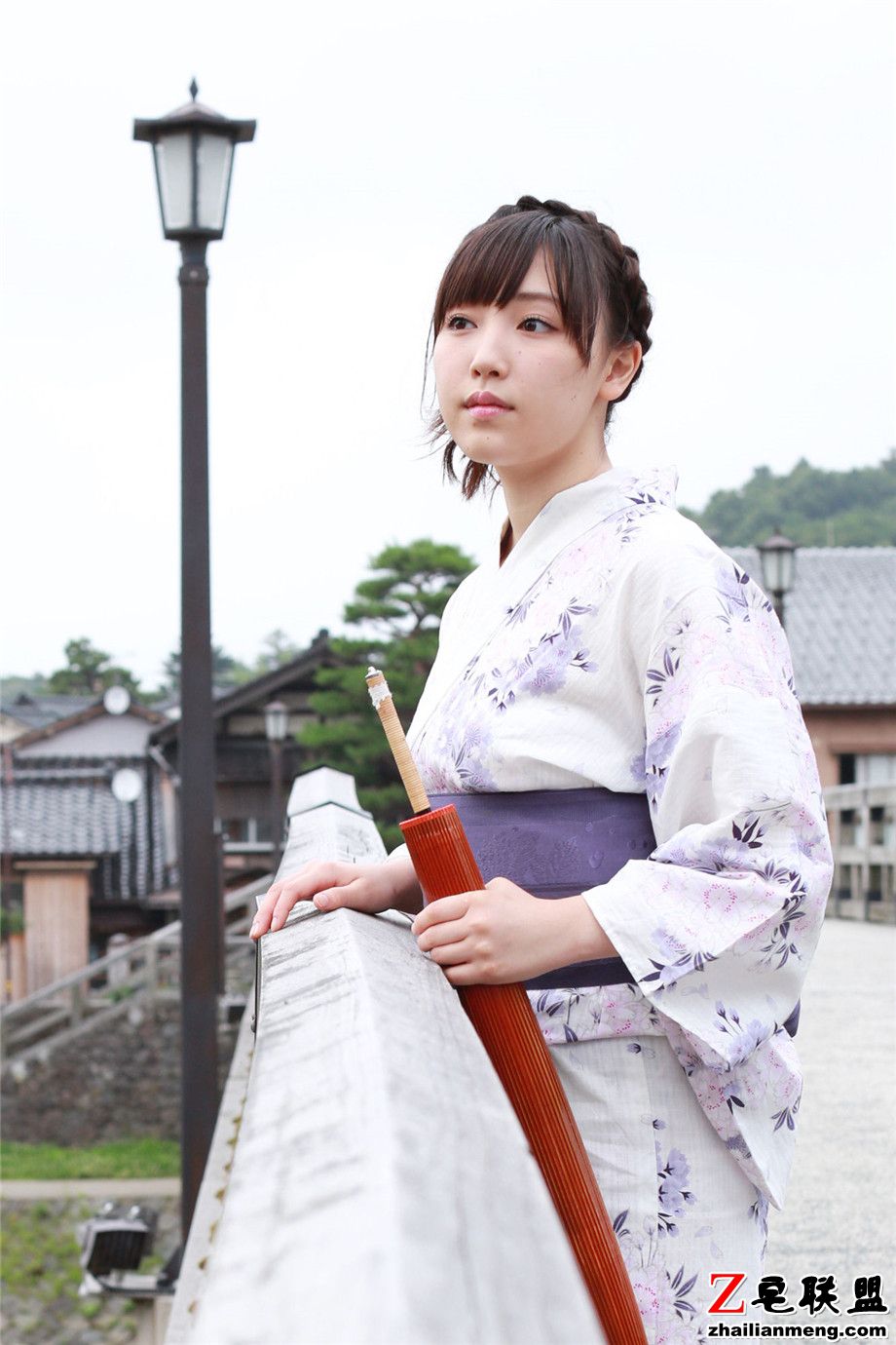 极品日本和服美女谱久村圣全身照外拍写真集第4张