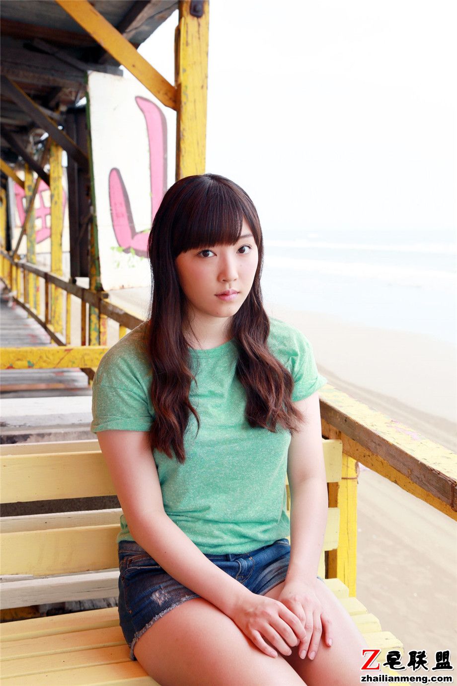 清纯长发日本美女久谱村圣写真图片第5张