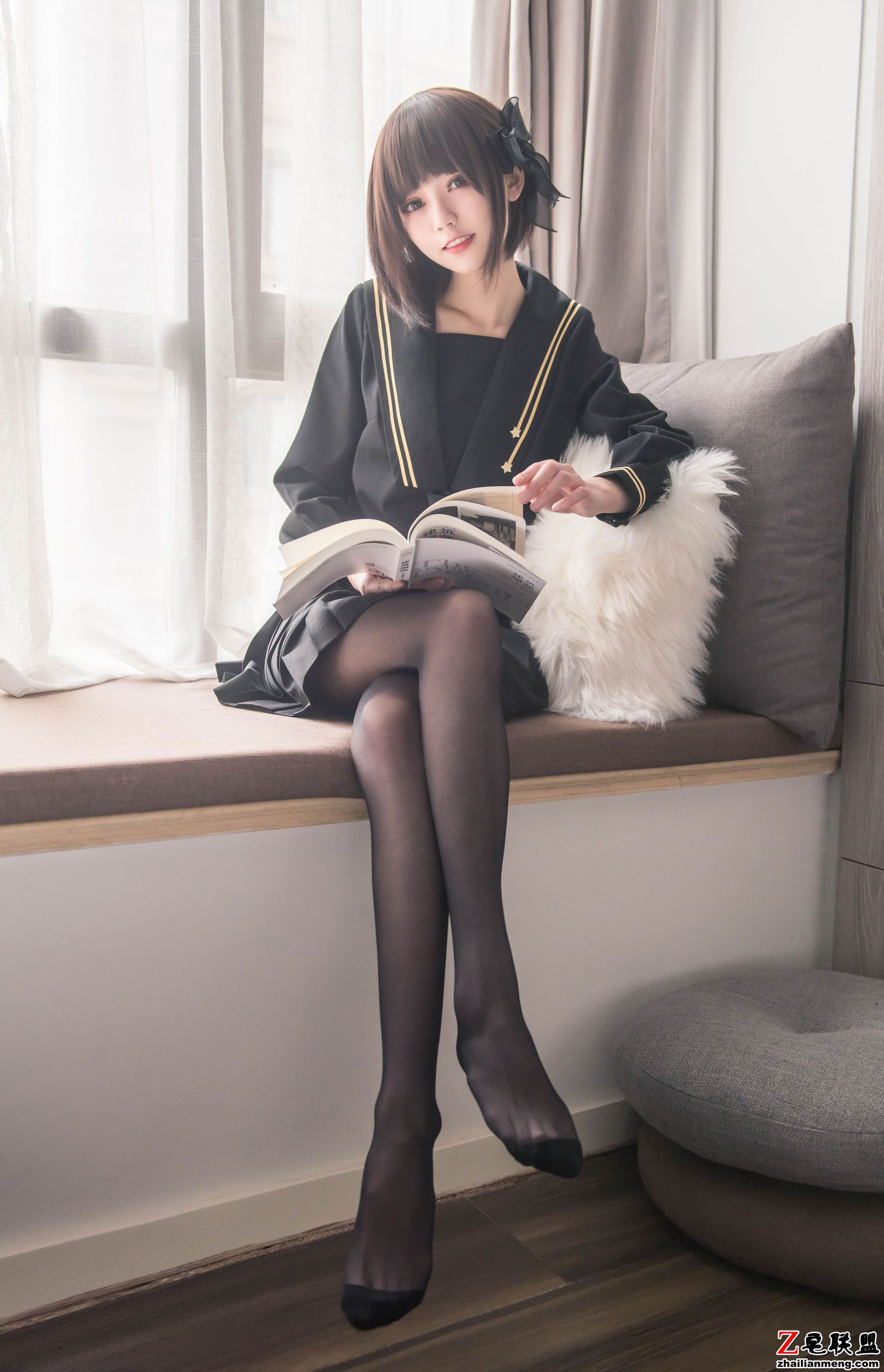 [Coser美女] 小妖精你的负卿 - 窗台制服 写真套图第9张