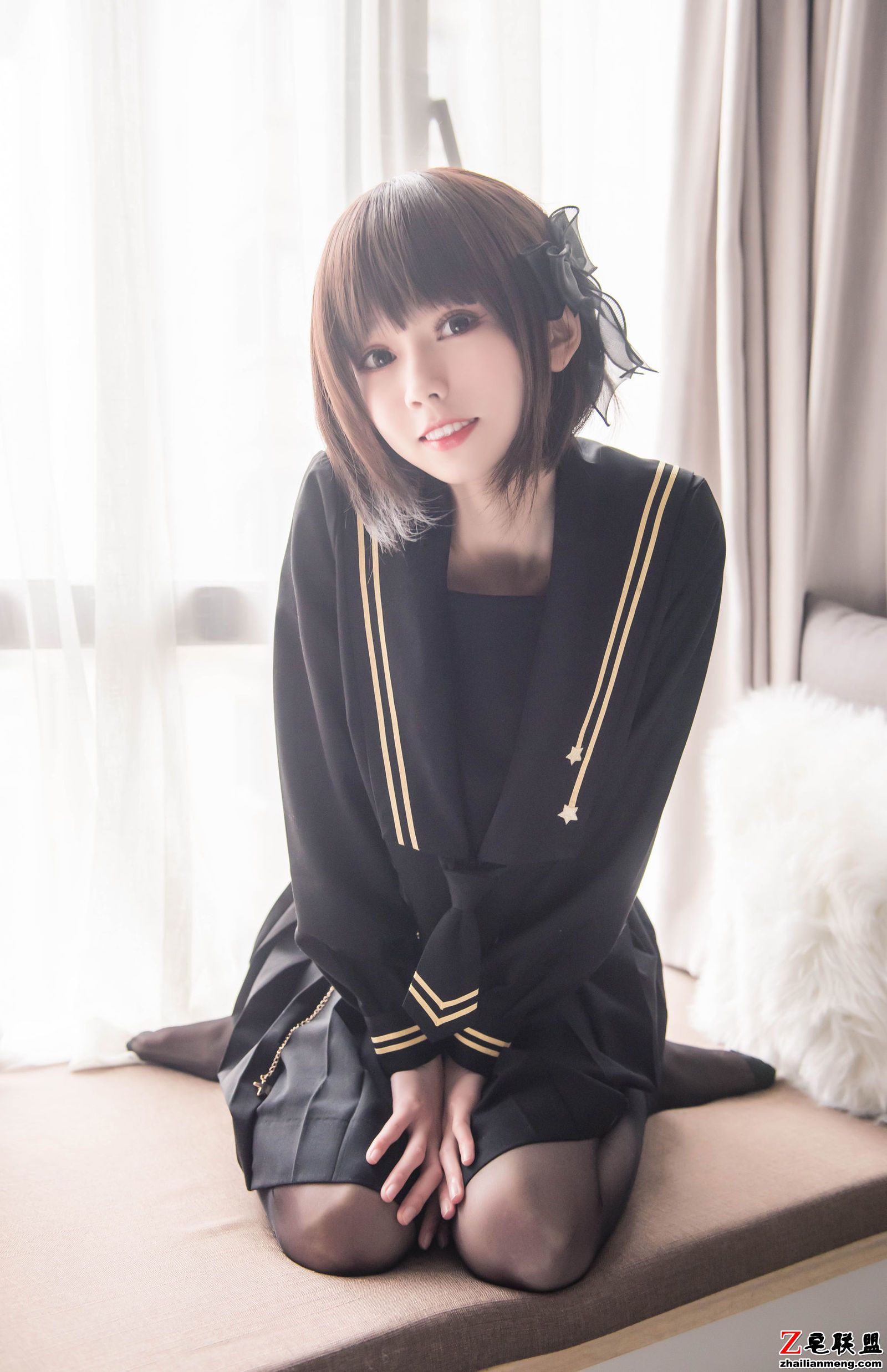 [Coser美女] 小妖精你的负卿 - 窗台制服 写真套图第12张