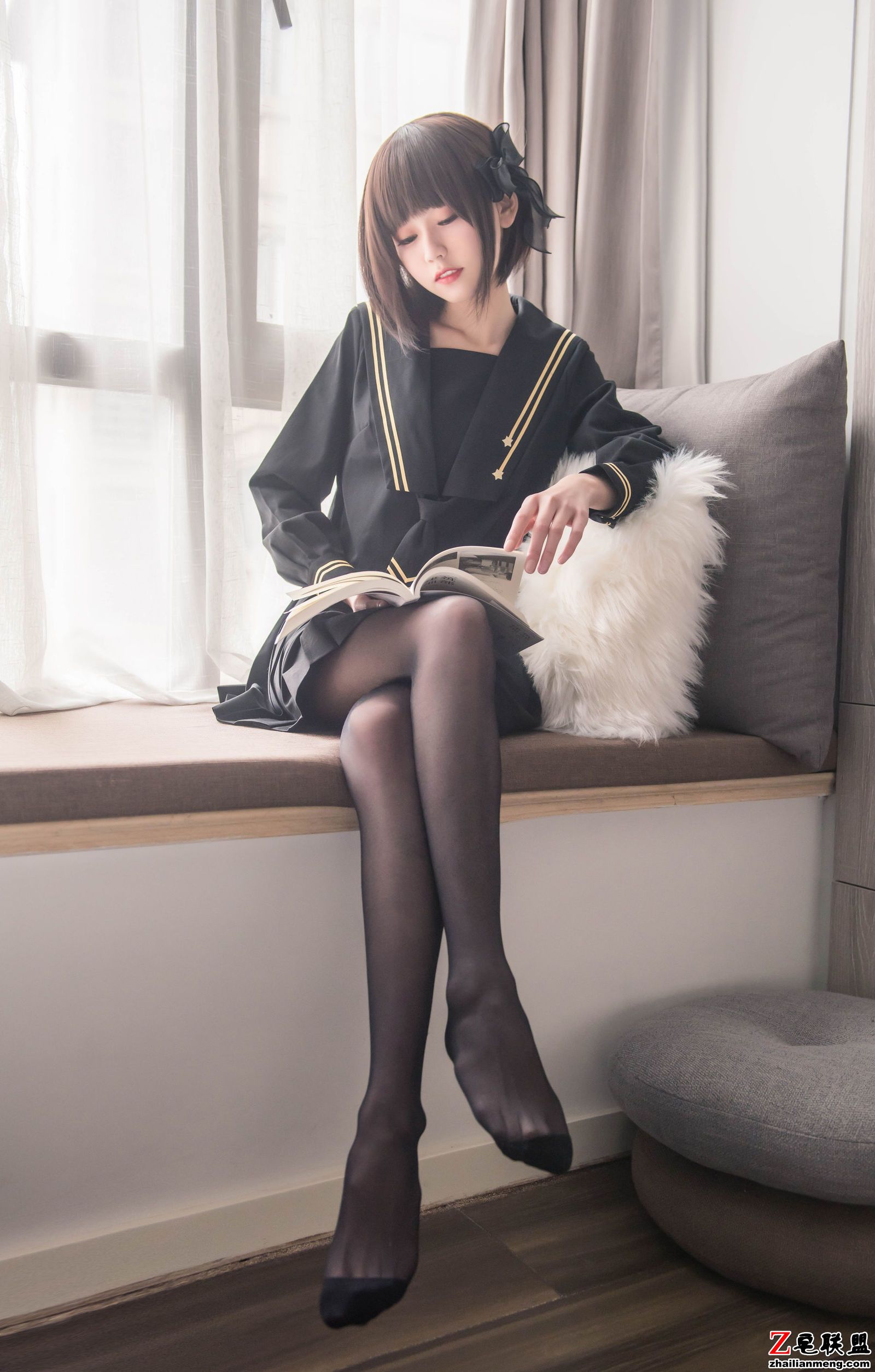 [Coser美女] 小妖精你的负卿 - 窗台制服 写真套图第8张