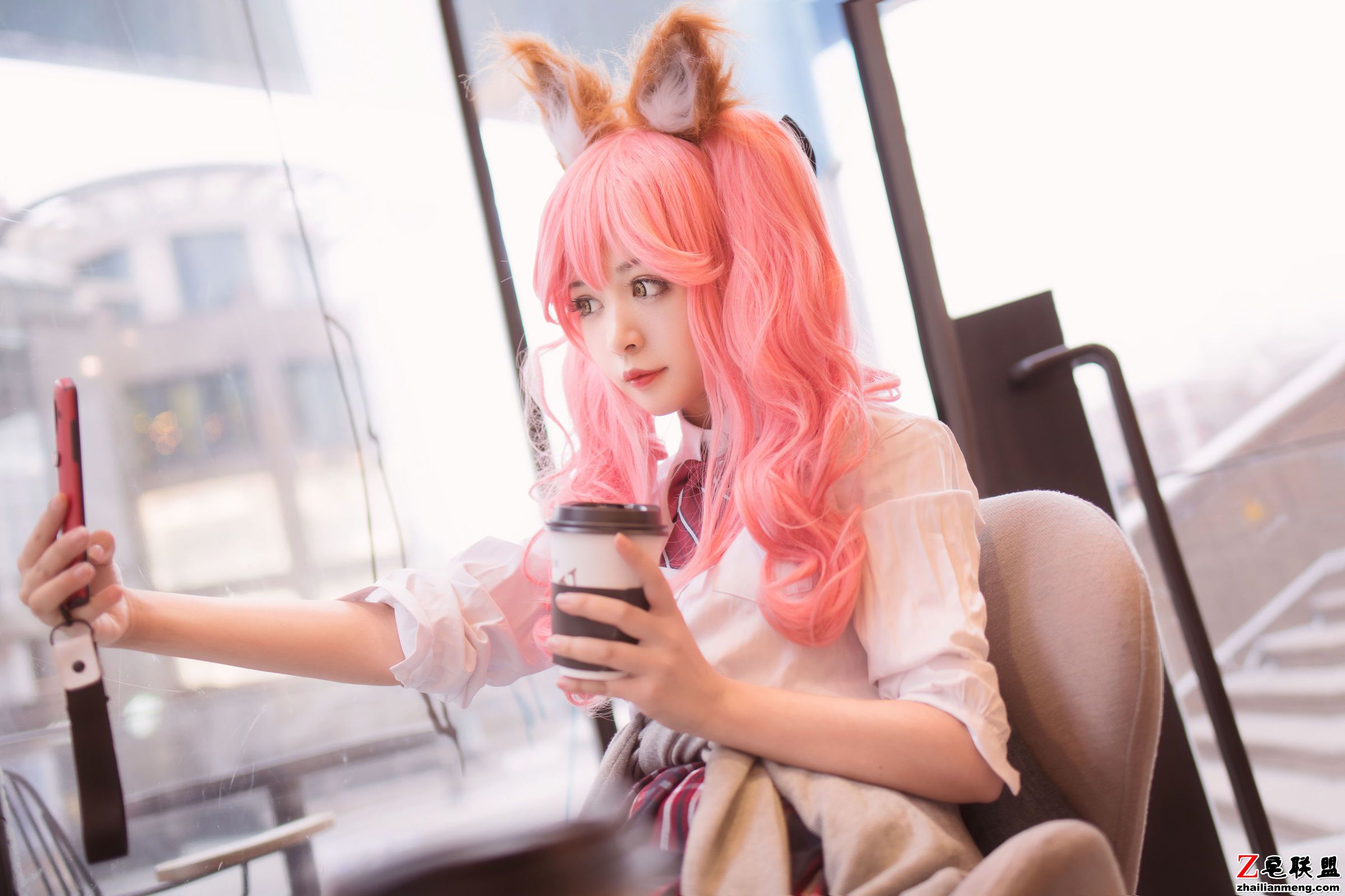 [CosPlay美女] Shika小鹿鹿 - 玛修 写真套图第3张