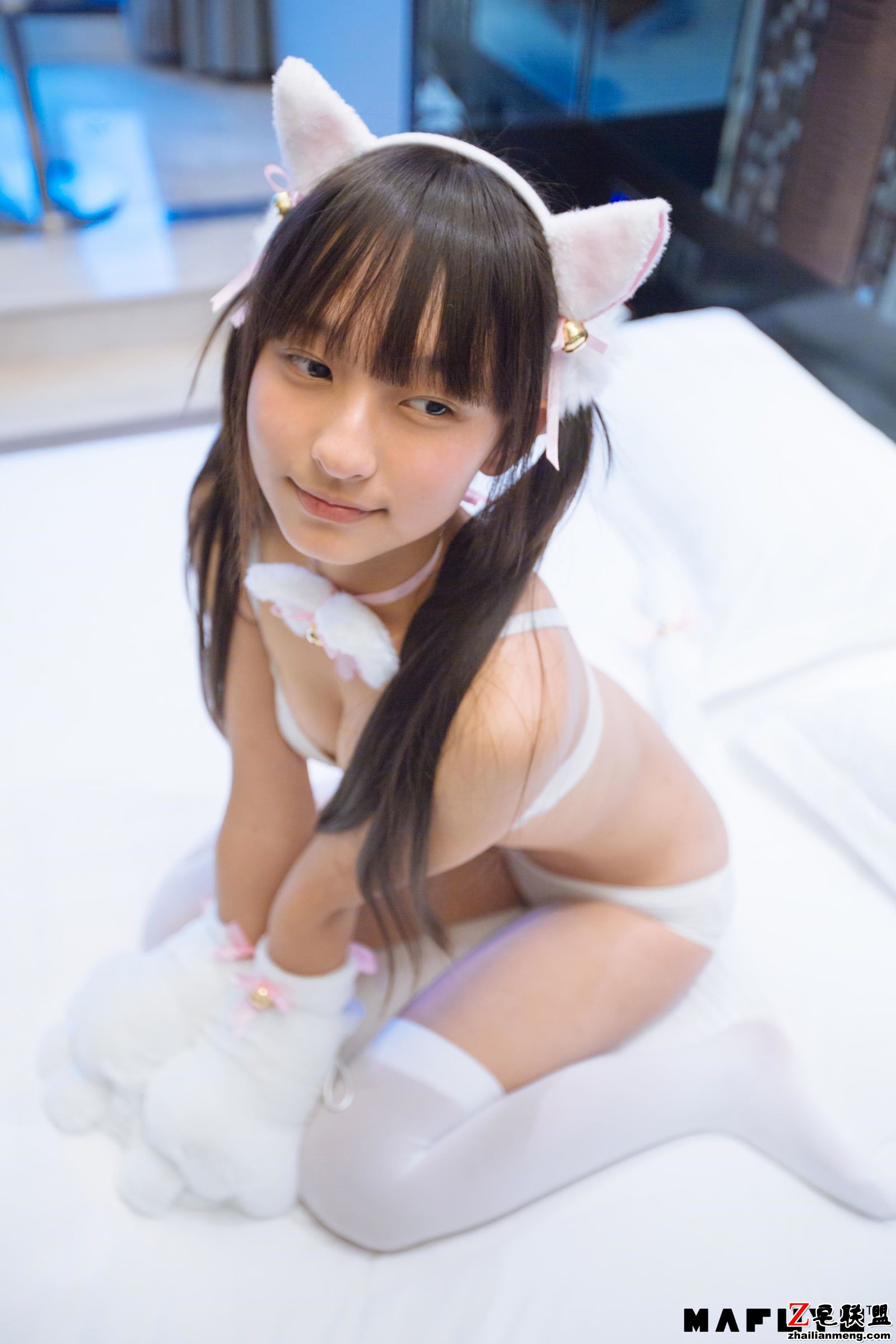 [CosPlay美女] 神楽板真冬 Reimu猫娘系列2 写真套图第3张