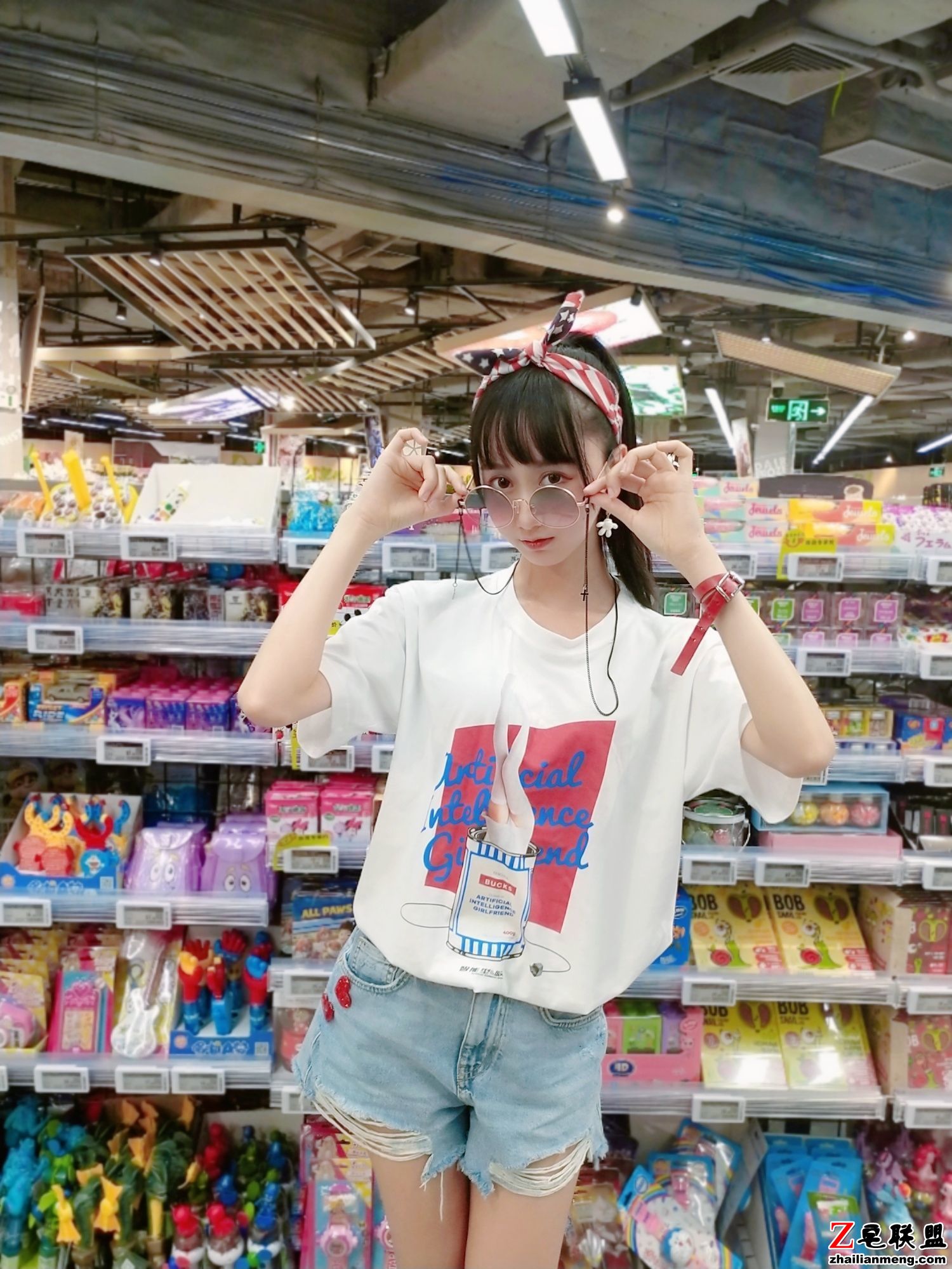 [萌妹子Coser] 木绵绵OwO - 智能型彼女T恤图 写真套图第10张