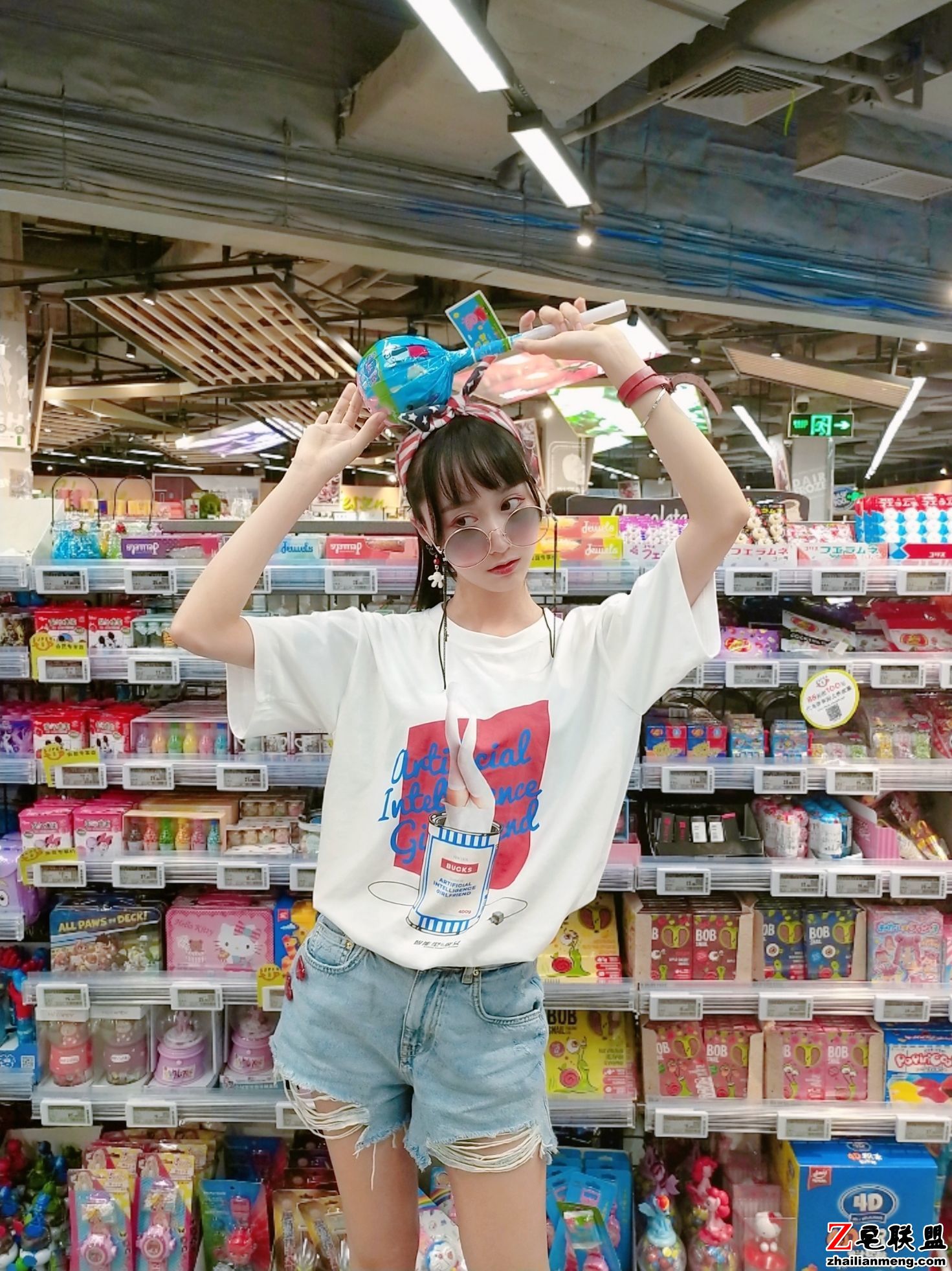 [萌妹子Coser] 木绵绵OwO - 智能型彼女T恤图 写真套图第11张