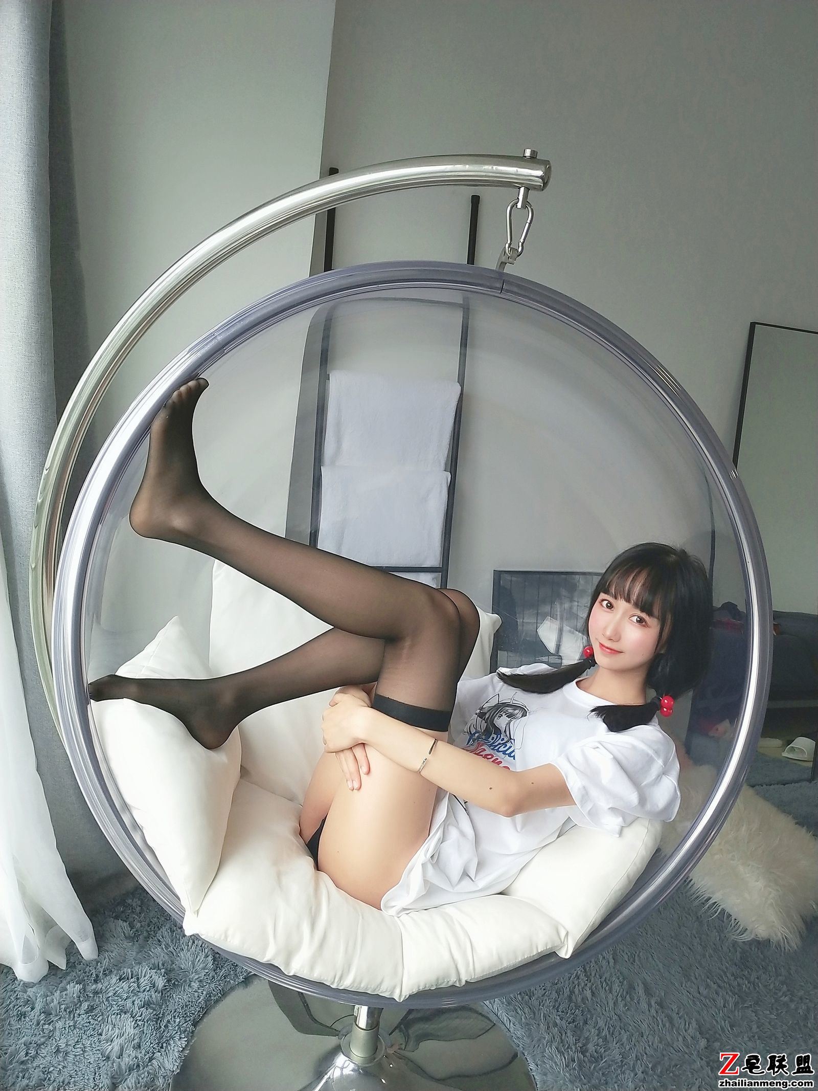 [萌妹子Coser] 木绵绵OwO - 智能型彼女T恤图 写真套图第8张