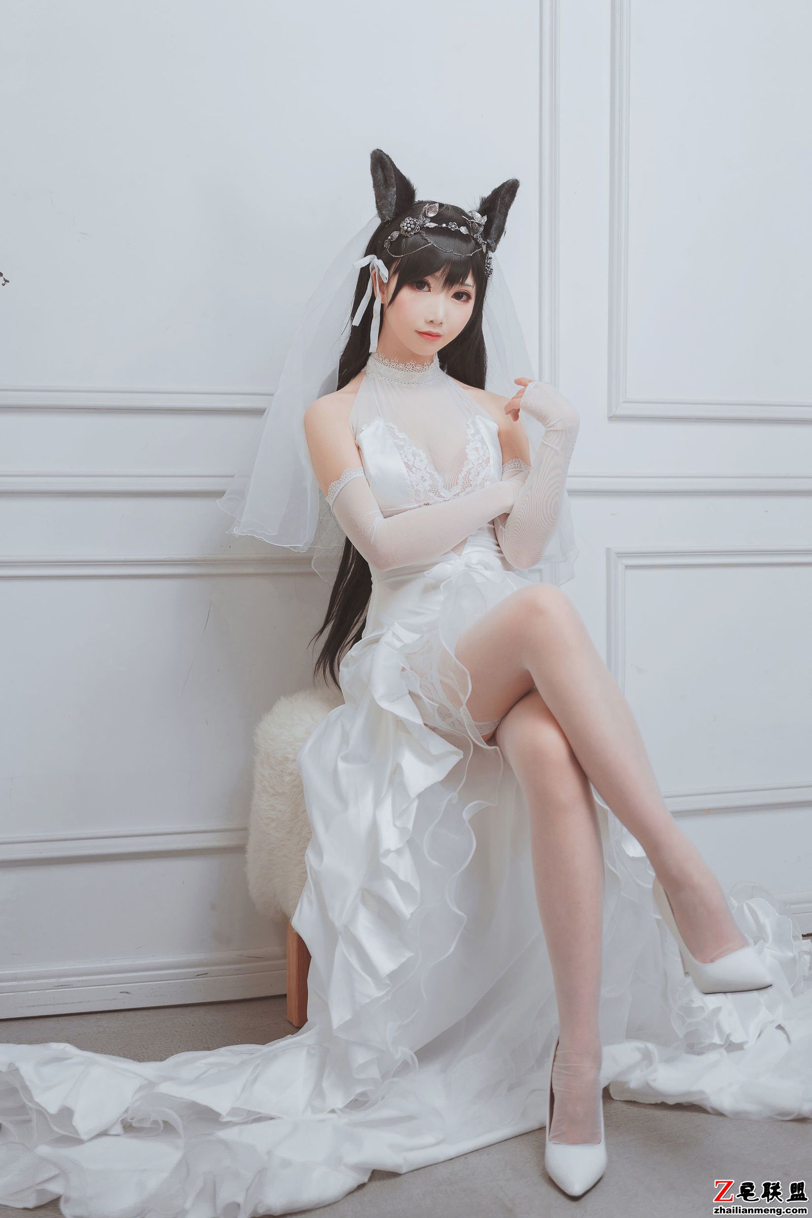 [CosPlay美女] 面饼仙儿 - 爱宕花嫁 写真套图第11张
