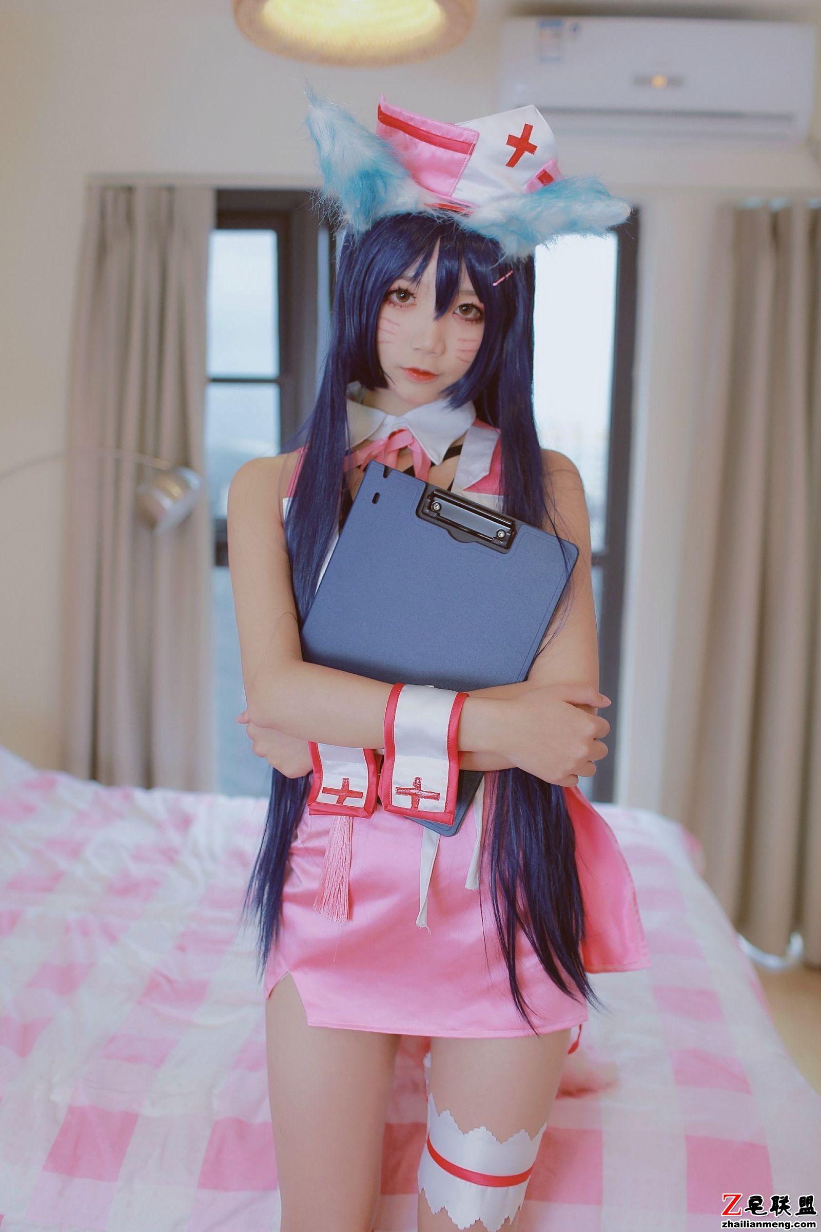 [清纯少女COS] 五更百鬼 - 阿狸护士服 写真套图第8张