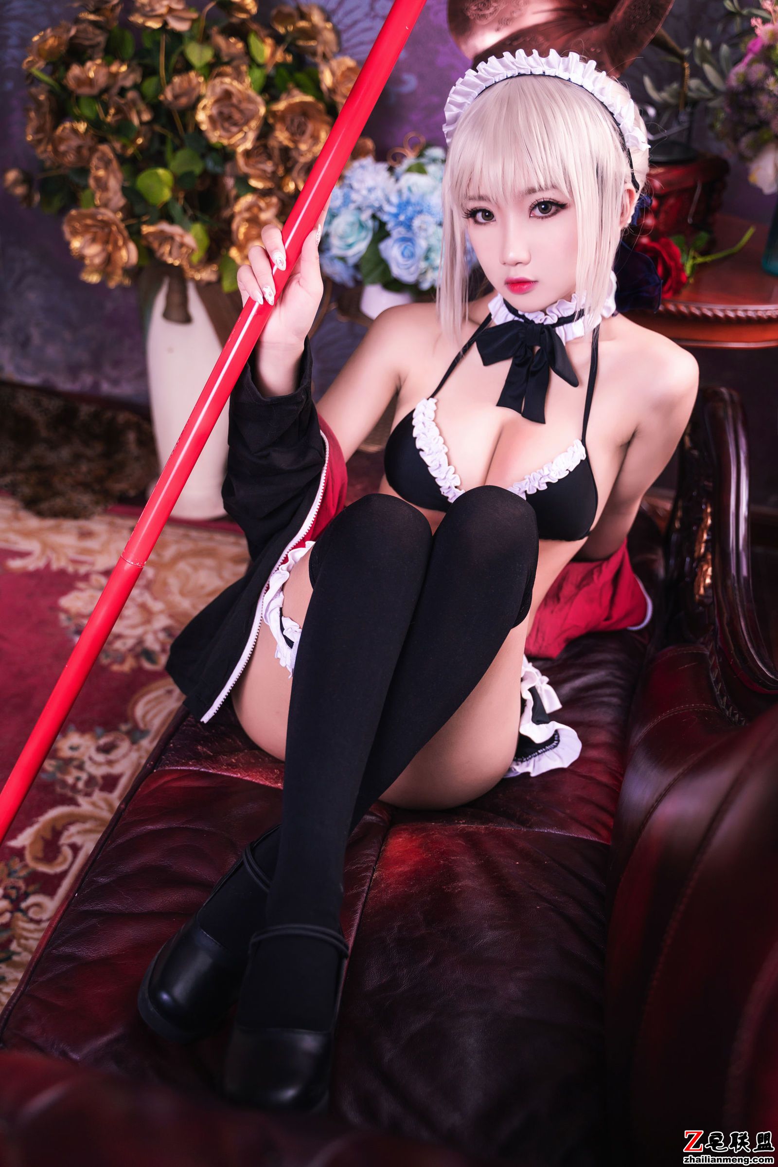 [CosPlay美女] 鬼畜瑶 - 黑呆女仆 写真套图第7张