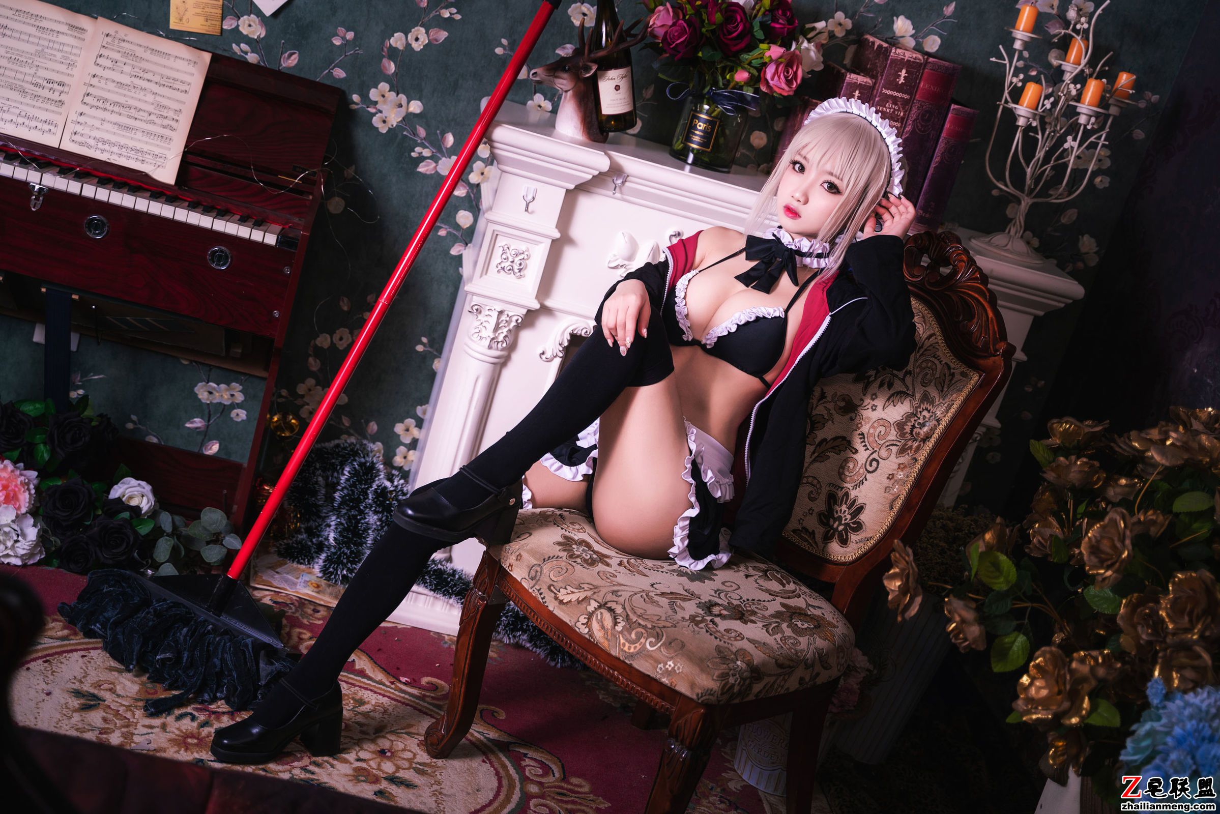 [CosPlay美女] 鬼畜瑶 - 黑呆女仆 写真套图第4张