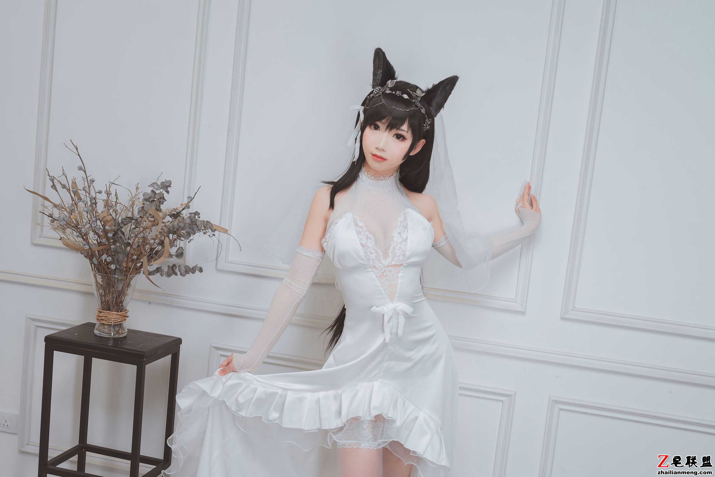 [CosPlay美女] 面饼仙儿 - 爱宕花嫁 写真套图第10张