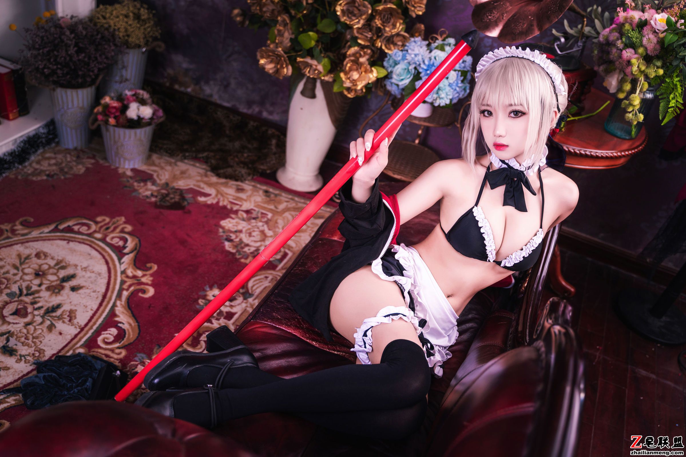 [CosPlay美女] 鬼畜瑶 - 黑呆女仆 写真套图第8张