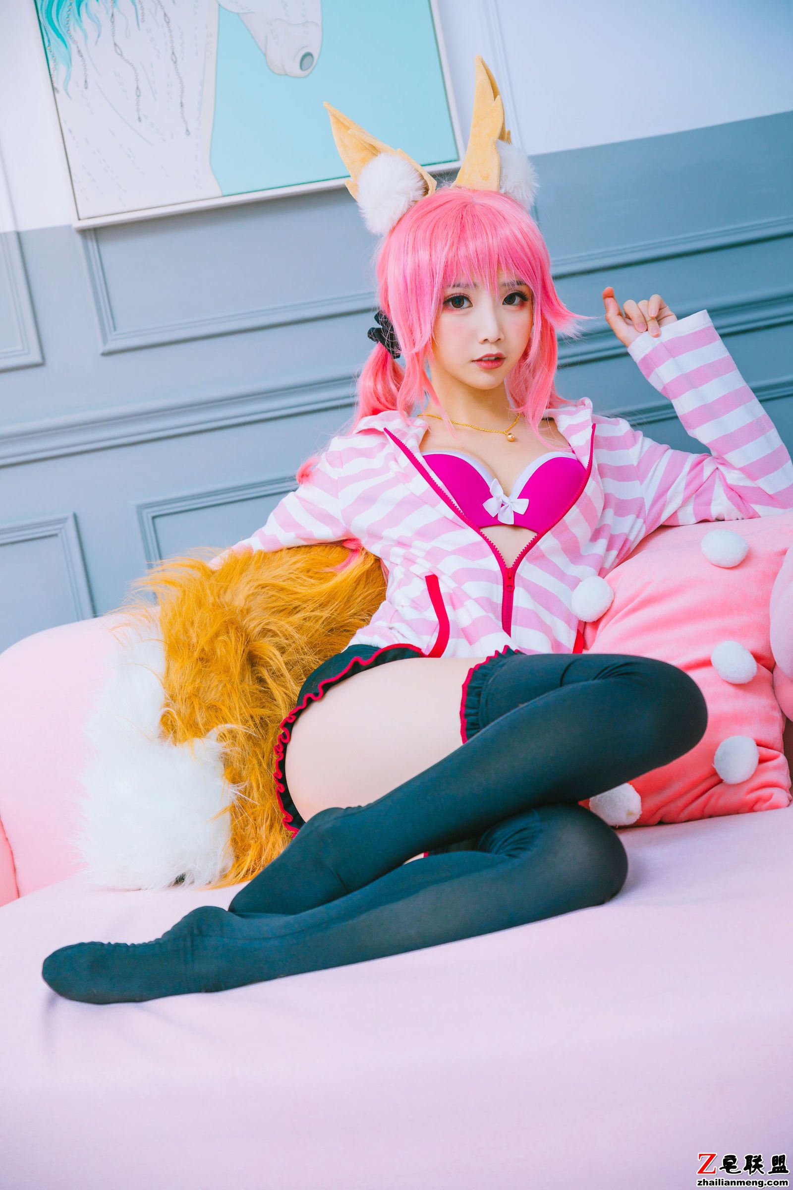 [CosPlay美女] 面饼仙儿 - 玉藻前日常 写真套图第6张