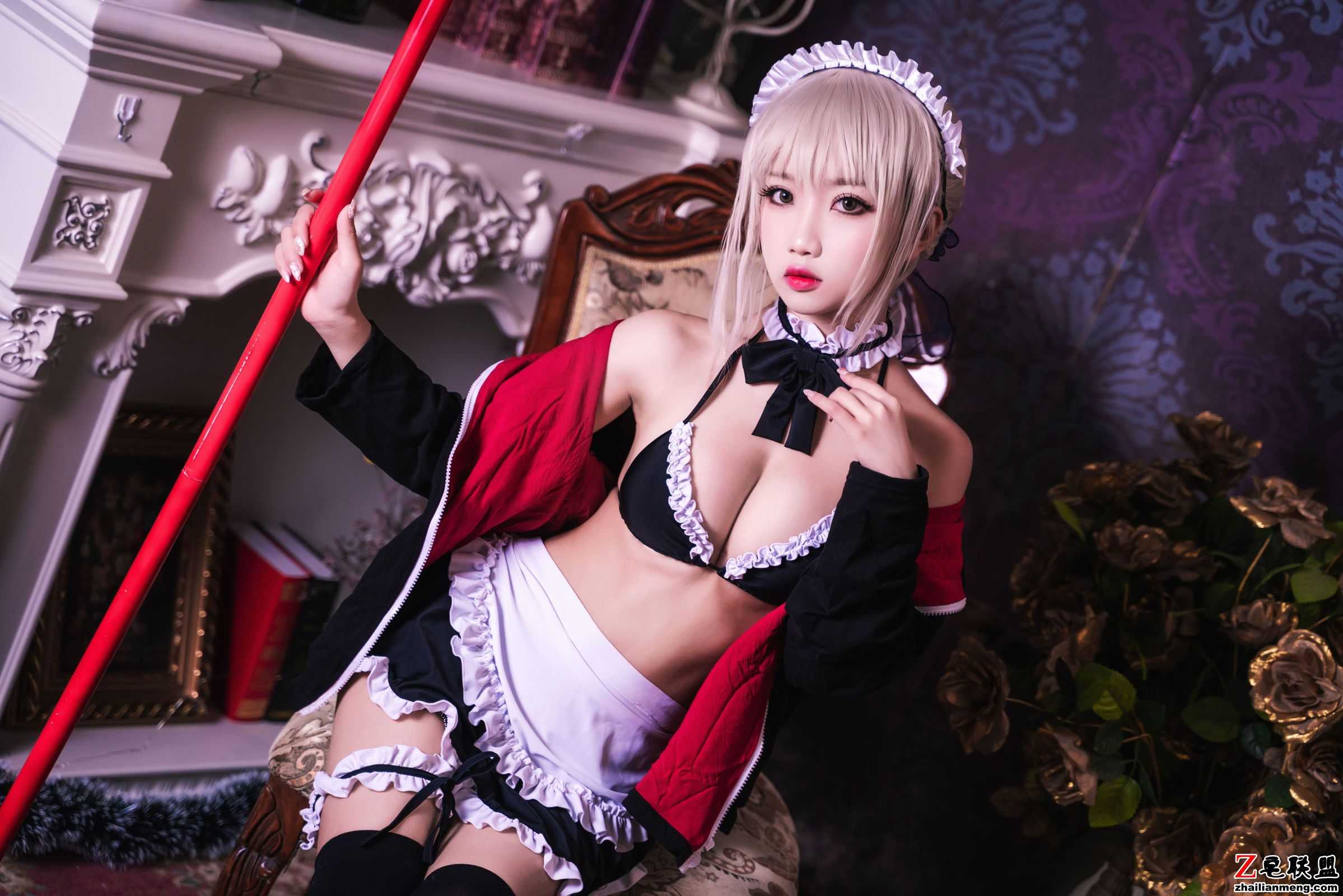 [CosPlay美女] 鬼畜瑶 - 黑呆女仆 <a href=https://www.zhailm.com/e/tags/?tagname=%E5%86%99%E7%9C%9F%E5%A5%97%E5%9B%BE target=_blank class=infotextkey>写真套图</a>第2张