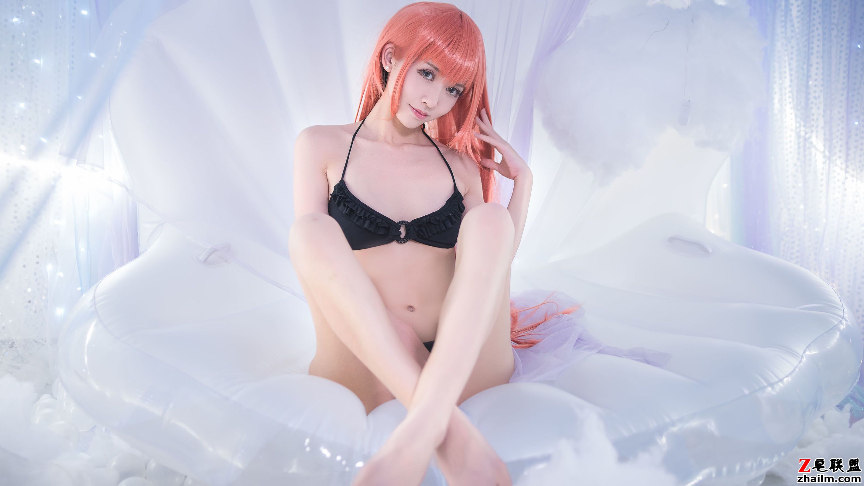 [CosPlay美女] 鳗鱼霏儿 - 红发魔女 写真套图第7张