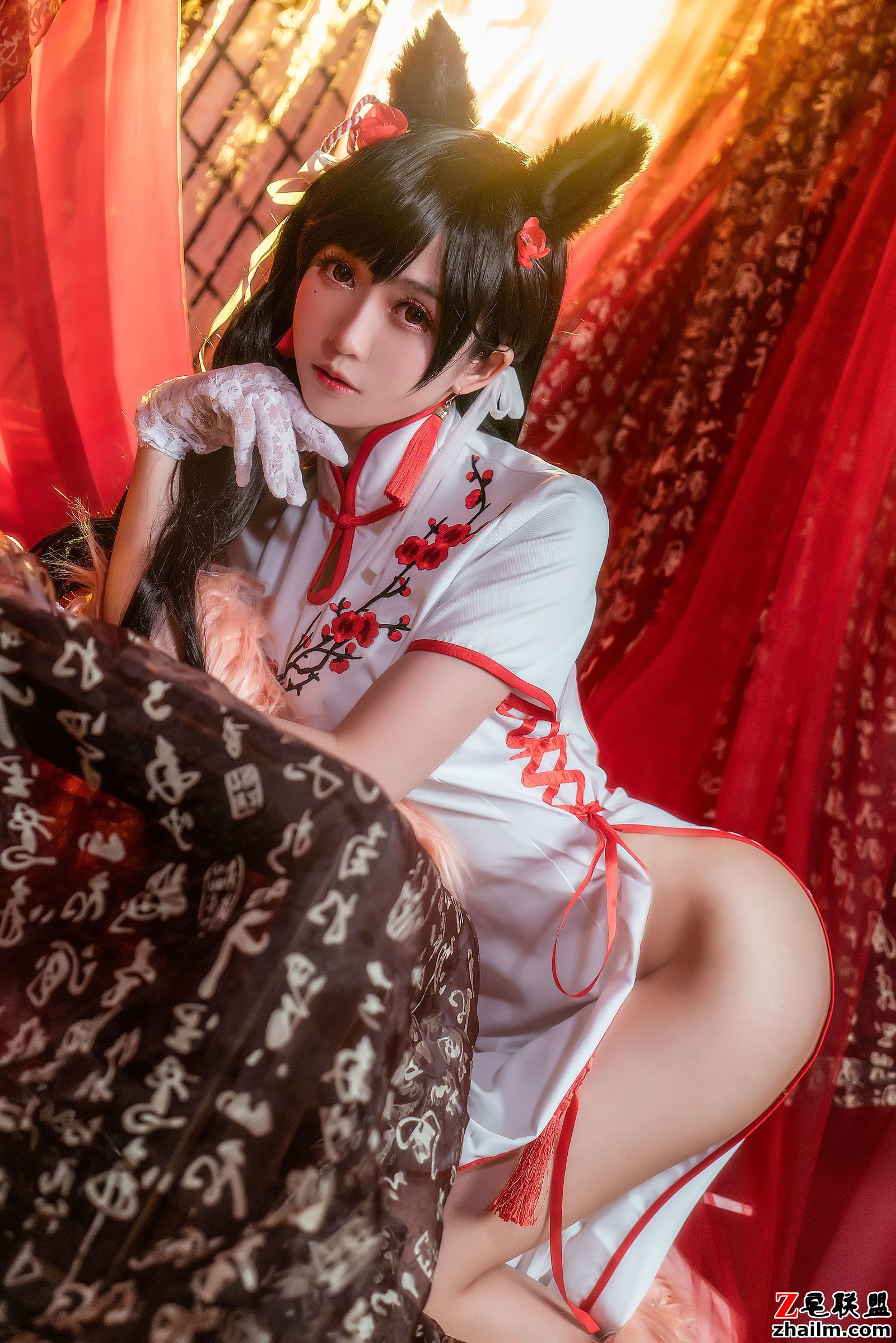 [CosPlay美女] 鳗鱼霏儿 - 碧蓝航线 旗袍 写真套图第5张