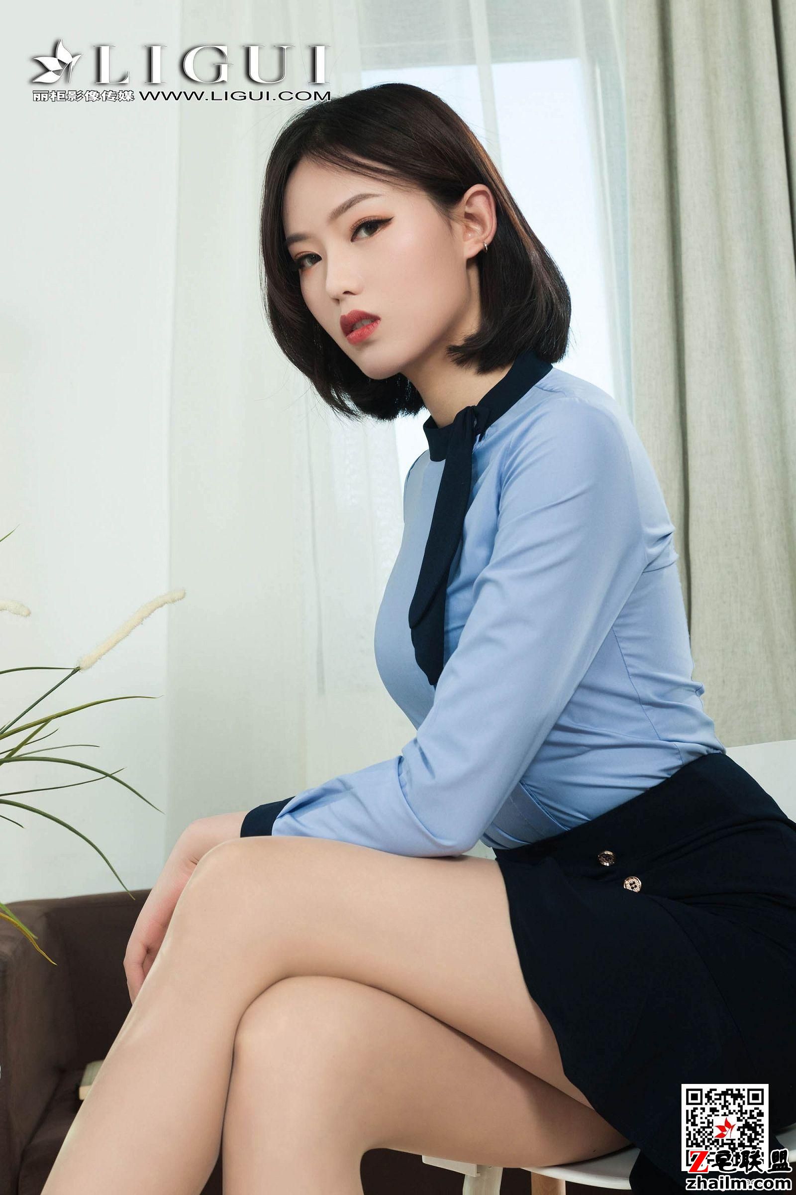 [丽柜美腿丝袜]2019.12.19 网络丽人 Model 敏儿